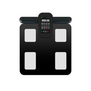 LeaOne 스마트 체지방 체중계 인바디 모바일앱 블랙