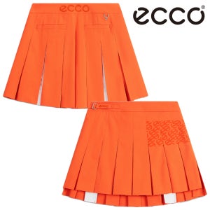 에코 골프웨어 여성 골프 치마 오렌지 플리츠 A라인 큐롯 스커트 어패럴 RACSK25010