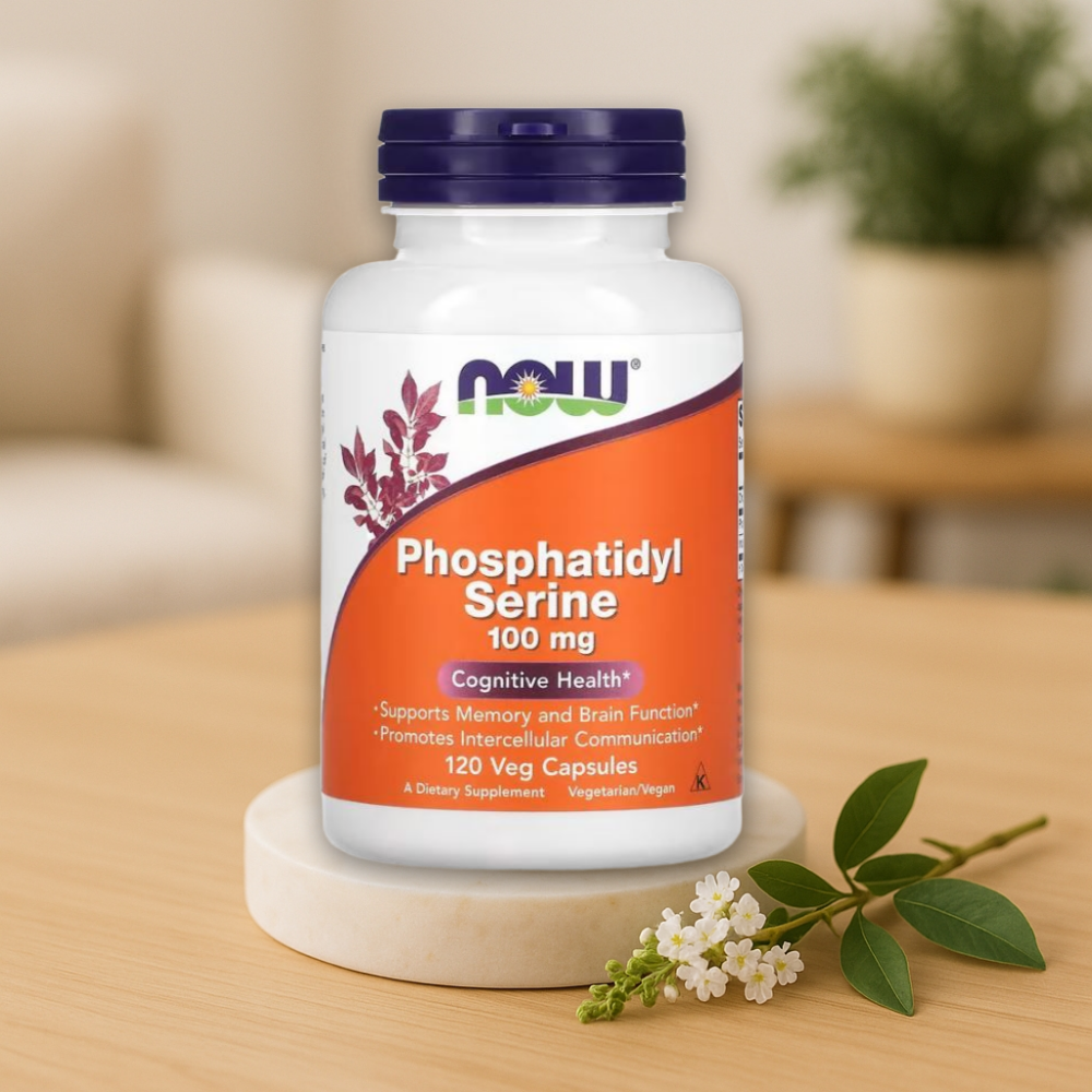 나우푸드 <b>포스파티딜세린 100mg</b> 콜린 이노시톨 식물성 120캡슐, 1개