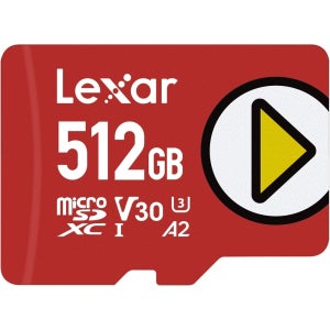 Lexar 512GB microSDXC 카드 (UHS-I) 512GB 플레이 프로 1개