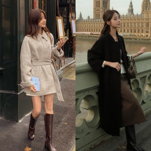 자체제작 울 핸드메이드코트 히든단작 루즈핏 하프/롱기장 가을 겨울 코트 77 88 6컬러