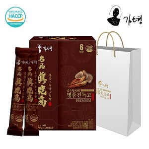 김소형원방 명품진녹고 프리미엄 100포 (쇼핑백포함) 스틱형 홍삼 녹용 침향 진액