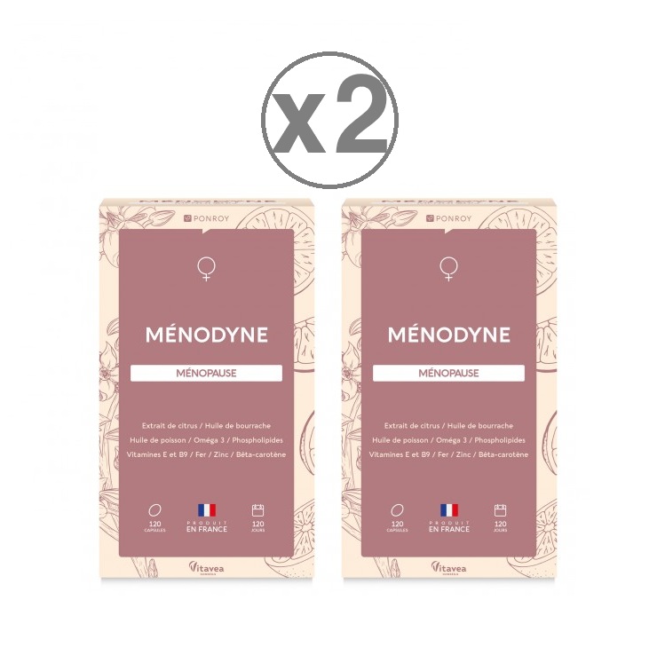 이브퐁루아 메노딘 만해<b>비타민</b> 갱년기 여성 <b>사노페미나</b> 120캡슐 x 2개
