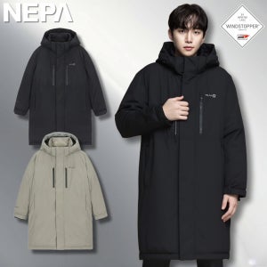 네파 이준호 롱패딩 고어텍스 구스자켓 남성 여성 공용 한겨울 방풍 투습 거위털 롱패딩