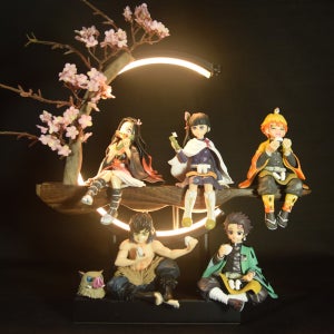 귀멸의 칼날 피규어 귀칼 무드등 피규어 옵션1 이노스케 탄지로 네즈코 젠이츠