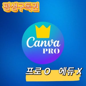 캔바프로 평생구독권 canva pro lifetime 교육용X