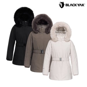 블랙야크 여성 히마 WSP 미드 다운자켓 폭스퍼 벨트패딩 고어텍스 1BYPAWU532