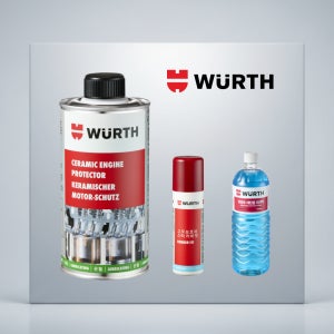 [고무보호제+워셔액] WÜRTH 뷔르트 세라믹 엔진코팅제 엔진오일 첨가제 프로텍터 450ml