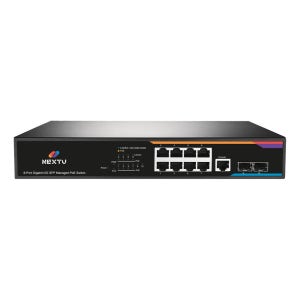 NEXT-POE4010L2-140 8포트 POE+2포트1000X SFP 기가바이트140W스마트스위치