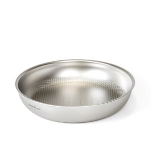 키친아트 무연마제 인덕션 통5중 스텐316 손잡이 탈착식 후라이팬 22cm