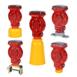 태양광 경고등 쏠라 경광등 위험 공사장 건설현장 안전 비상등 드럼 콘 휀스 규제봉 자석