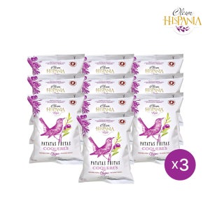 올리오올리바 스페인 엑스트라버진 올리브오일 프리미엄 감자칩 꼬께레스 50g, 30개