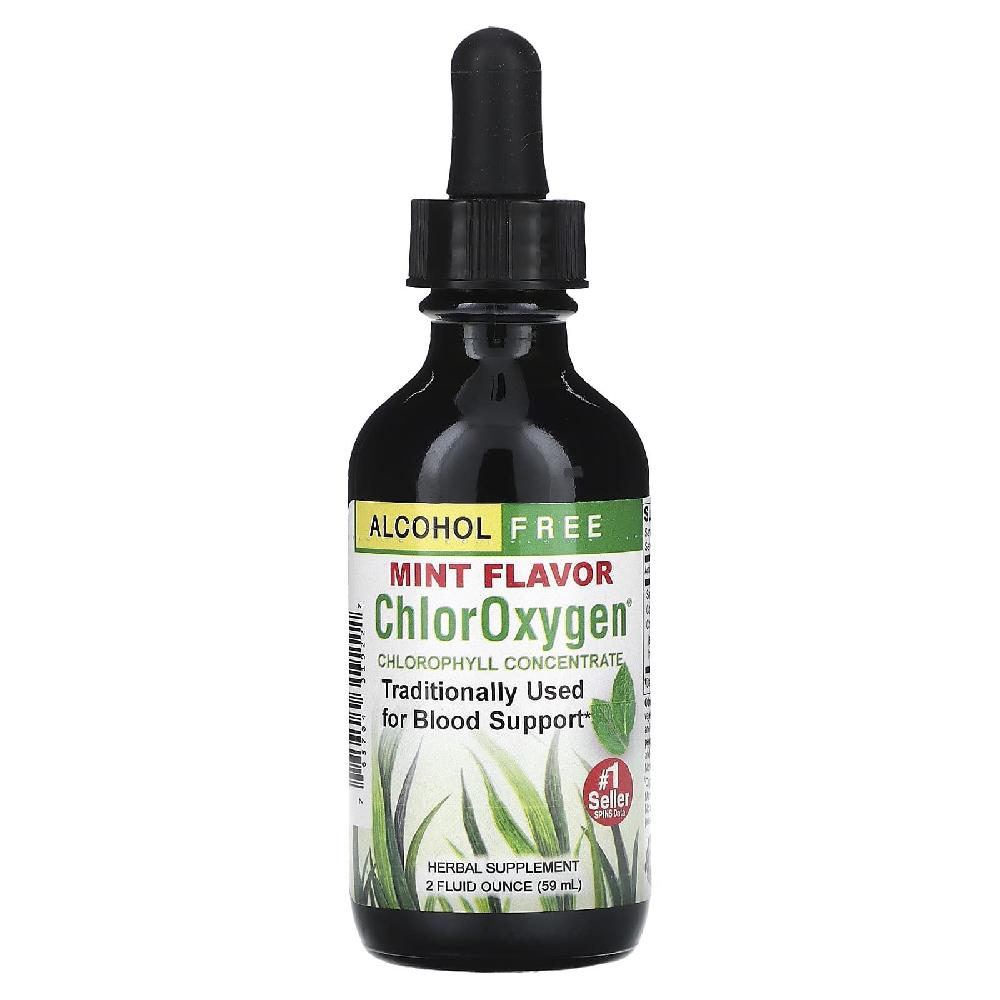 허브이티씨 클로로필 엽록소 민트 액상 <b>ChlorOxygen</b> Chlorophyll 59ml