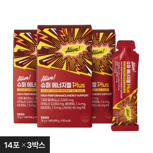 얼라이브 에너지젤 러닝 스포츠 팔라티노스 3개