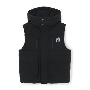 [MLB] 고프코어 립스탑 4포켓 후드 패딩조끼 (3 COLOR)
