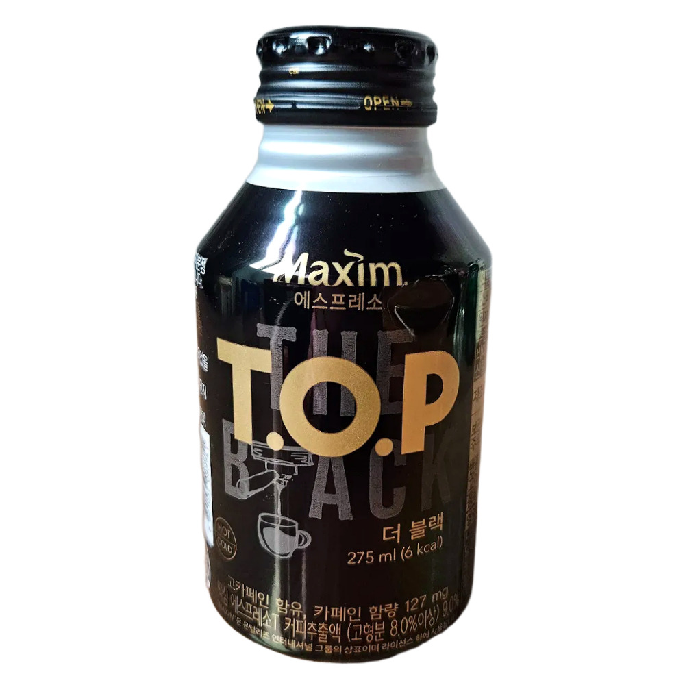티오피 캔커피 뚱캔 top: 더블랙