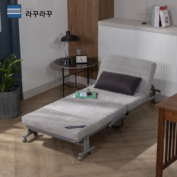 6개월 무 이자 라꾸라꾸 접이식 소파 침대 간이 원룸 폴딩 골드 싱글 사무실 홈쇼핑 CBK-004S(G)