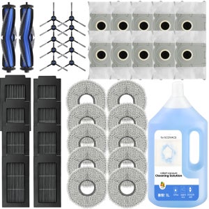 [호환] 에코백스 T50 프로 옴니 소모품 세제 먼지봉투 1년세트