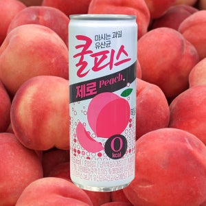 쿨피스 복숭아 제로 230ml 30캔 음료수 캔음료 쿨피스캔
