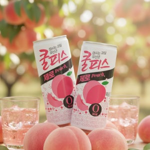 쿨피스 복숭아 제로 230ml 60캔 음료수 캔음료 쿨피스캔