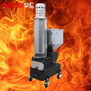 파이어우드 랩터R40 25~50평 펠렛난로 완전연소 무동력 이동식 연통설치필요X