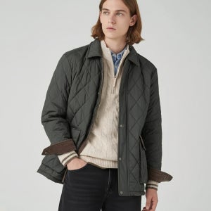 빈폴 아울렛 남성 사파리 패딩 퀼팅 겨울 점퍼 938CP2H