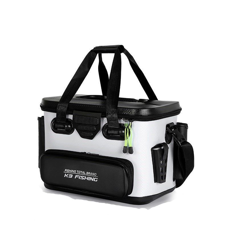 대형 삐꾸통 하드 물고기 접이식 보관통 밑밥 미끼 가방