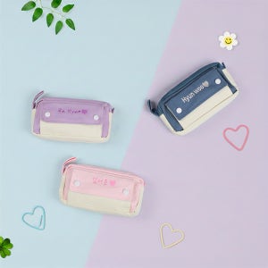 자수 필통파우치 준비물 학원 학교 생일답례품