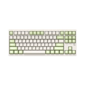 COX CF87 유선 무선 블루투스 기계식 키보드 말차크림티, 덕킹축