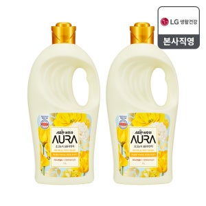 아우라 섬유유연제 미드나잇 골드 2L 2개