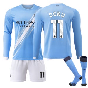 25/26 맨체스터시티 맨시티 정규리그 긴팔 홈 맨시티 유니폼 키즈 축구 유니폼