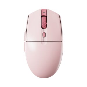 앱코 A102 유선 무선 블루투스 게이밍 마우스 핑크