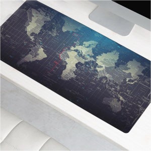 게이밍 사무실 책상용 장패드 책상패드 마우스 대형세계지도 마우스패드 게이밍장패드