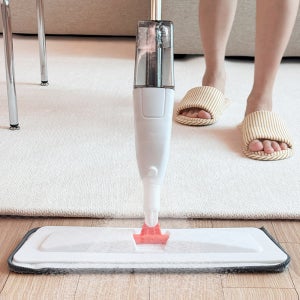 물걸레 밀대 마대 바닥청소 스프레이 가정용 사무실 대형 + 극세사 패드 리필3P