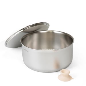 키친아트 무연마제 인덕션 통5중 스텐316 손잡이 탈착식 냄비 20cm