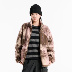 휠라 체크패턴 플리스 자켓_FS254PL01X002260