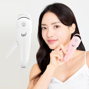 [각인/선물하기] 이야온 속눈썹 고데기 이야 히팅뷰러 핑크 / 화이트 USB충전 온열 컬링