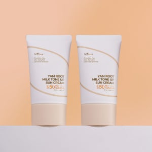 [더블구성] 이즈앤트리 참마 밀크 톤업 선 크림 50ml SPF 50+ PA++++ 2EA (유통기한 26.06)