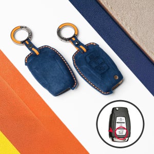 벤오토 KGM(쌍용) 티볼리 토레스 코란도 렉스턴 알칸타라 가죽 차 키케이스 키홀더 커버 S6-SA3