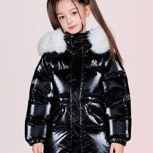 [MLB 키즈] 프리즘 걸스 글로시 미드 덕다운 NY (Black) 7FDJB2156