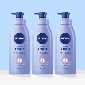 니베아 스무스 바디로션 400ml, 3개