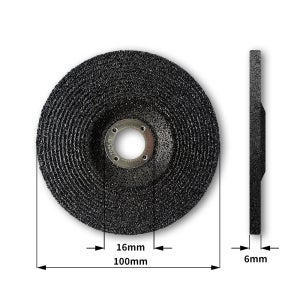 (하이테크상사)그라인더 연마석100mm 6T(4인치) 옵셋트 절단석 다이아몬드