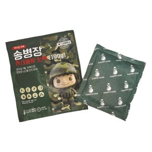 송병장 주머니 핫팩 손난로 휴대용 보온대 포켓용 국산 군용 100g, 30개