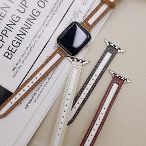 이츠라이프 애플워치 11 슬림 버티컬 가죽 스트랩 10 9 8 7 6 SE3 SE2 호환 밴드 시계줄