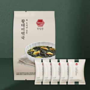 한담온 황태미역국 동결건조 블럭국 간편식 1분 즉석국 5개입 1개