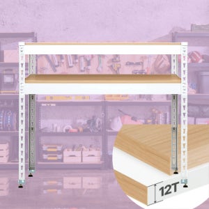 작업대 2단 회의 테이블 가로 x 깊이 폭 너비 세로 높이 1000 800 750 mm 미리 회의용 책상 형 100 80 75 cm 센치 스탠드형 가구 데스크 스피드랙 부품