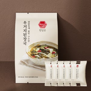 한담온 우거지된장국 동결건조 블럭국 간편식 즉석국 5개입 1개