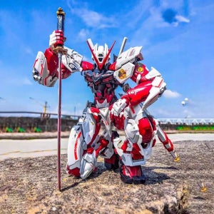 HTB 다반 건담 애니메이션 프라모델 메카 MGEX 피규어 붉은 이단(제트팩)