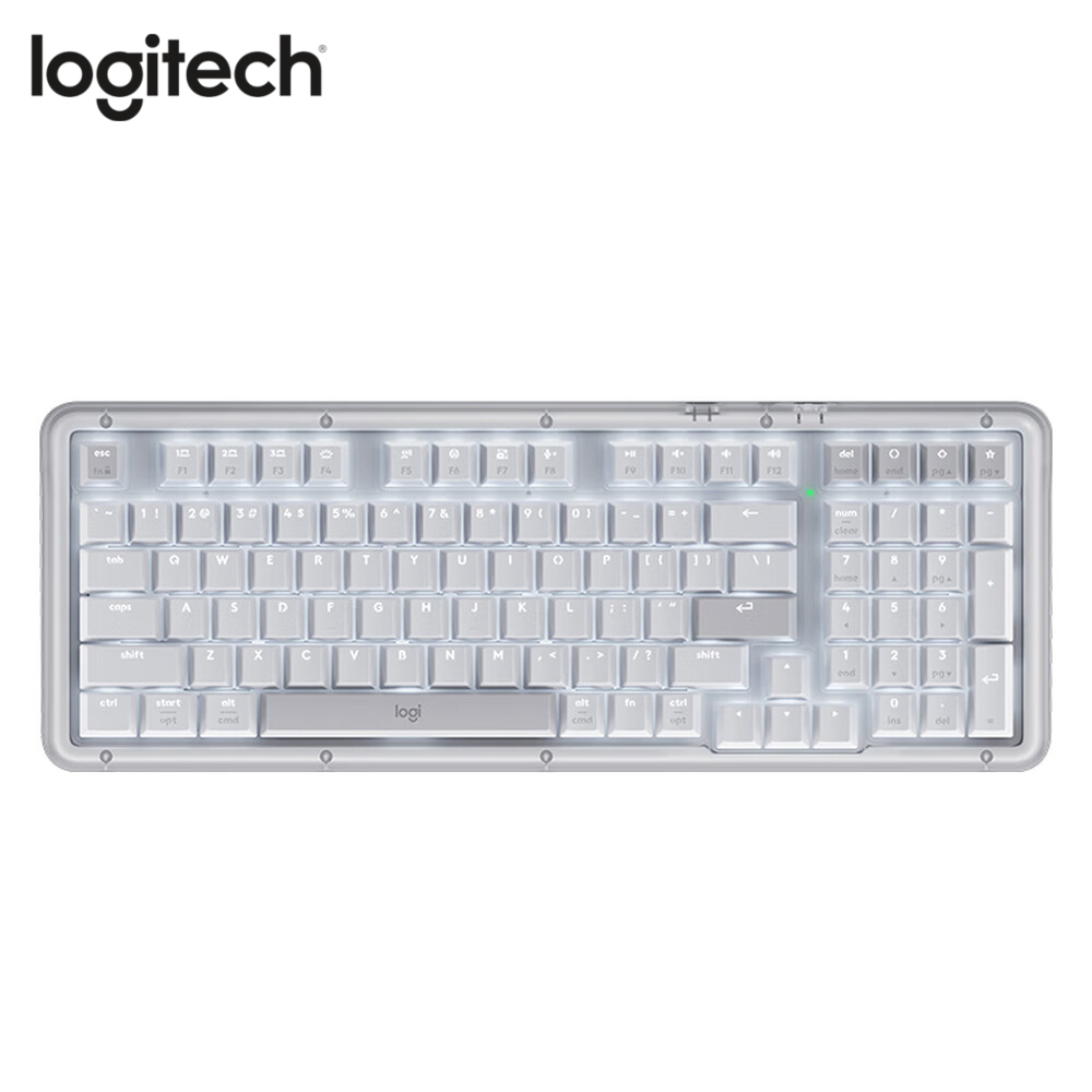 로지텍 K98 무선 기계식 키보드 핫스왑 K98M 화이트, 마블축