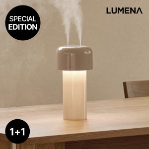 [1+1] 루메나 가습기 무선 미니 책상 가습기 거실 사무실용 무소음 1L MIST ON